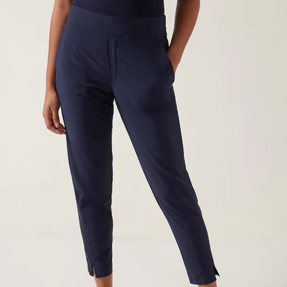 Athleta Brooklyn Ankle Navy Blue Pants Size 2